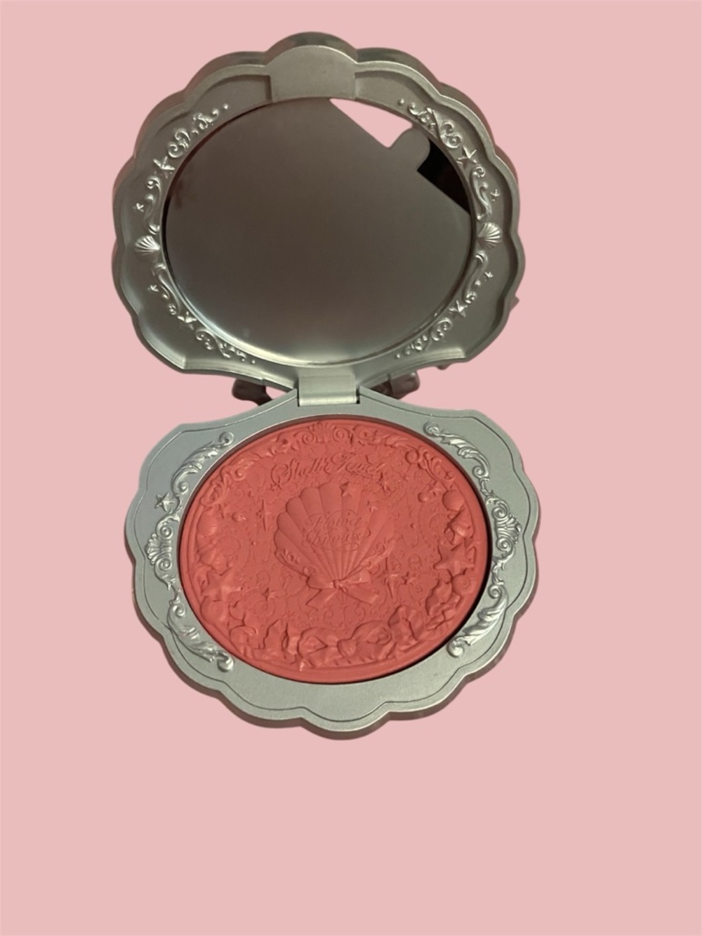 Flower Knows Pink Shell Shimmer Blush Compact - Picture 2 of 4